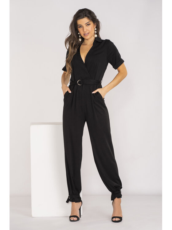 Awama Awama Kombinezon A660 Czarny Basic Fit