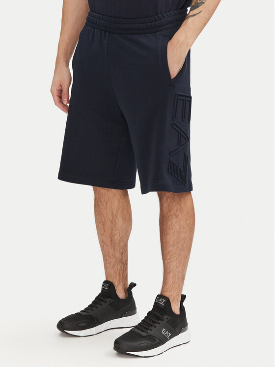 EA7 Emporio Armani Męskie Szorty sportowe, rozmiar L, Grantowe, 7M000153 AF10432 UB102