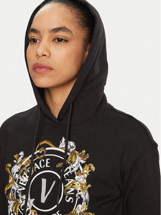 Versace Jeans Couture Versace Jeans Couture Sweatshirt 78HAIC01 Schwarz Regular Fit