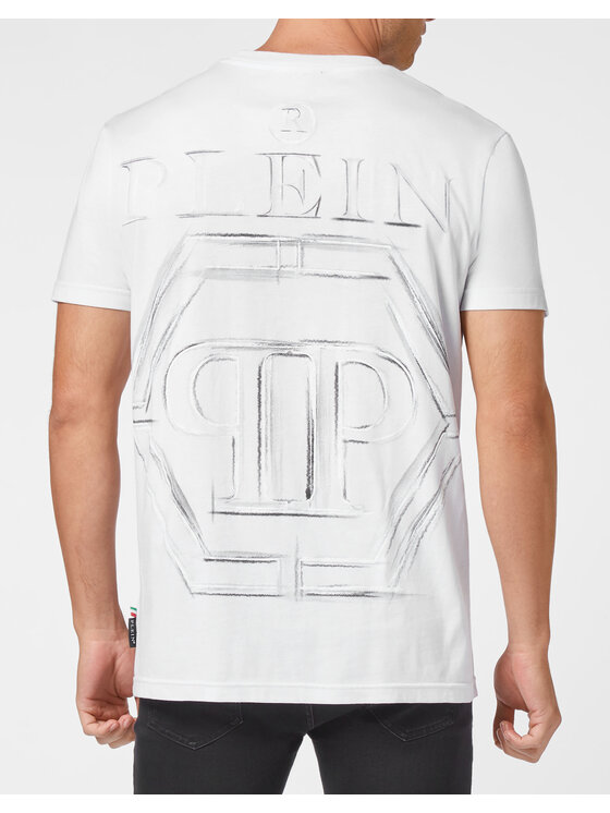 PHILIPP PLEIN PHILIPP PLEIN T-shirt 4283 Bianco Regular Fit