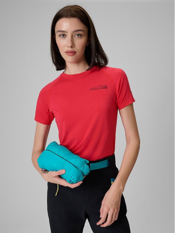4F 4F Outdoorová bunda 4FWSS26TDJAF0850-35S Tyrkysová Slim Fit
