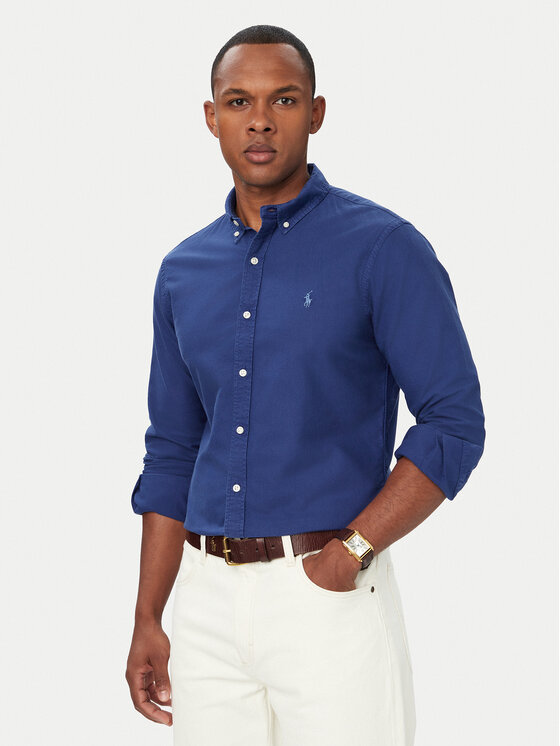 Polo Ralph Lauren Риза 710804257507 Син Regular Fit