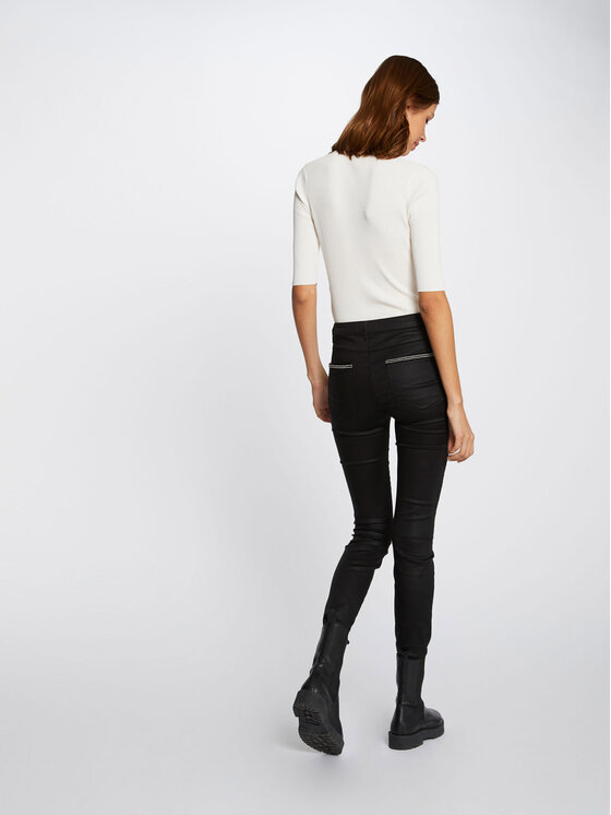 Morgan Morgan Hlače 212-PALONA Crna Slim Fit