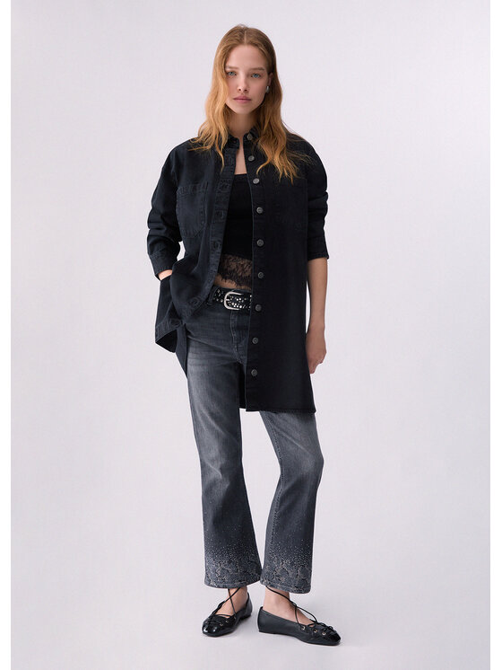 Liu Jo Liu Jo Sukienka jeansowa UF6192D037287520 Czarny Slim Fit