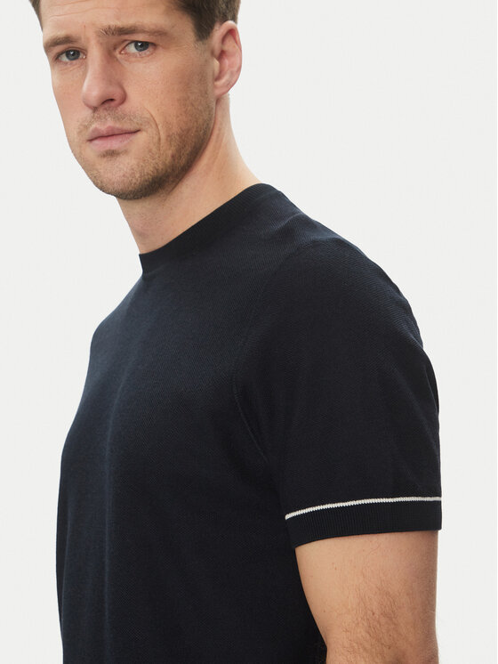 BOSS BOSS Tričko Jianfranco 50537642 Tmavomodrá Regular Fit