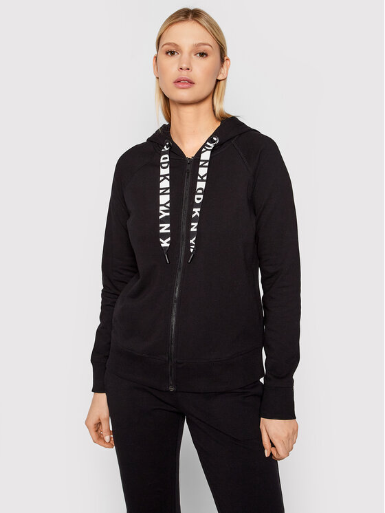 DKNY Sport DKNY Sport Džemperis DP9J8598 Juoda Regular Fit