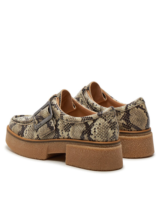 Clarks Clarks Īsi apavi Linoso Monk 26178680 Pelēks