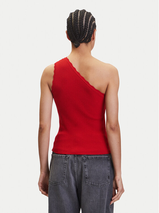 JDY JDY Топ Nanna 15351420 Червоний Slim Fit