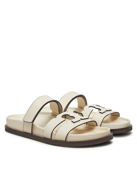 Tory Burch Tory Burch Şlapi Ines Sport Slide 161636 Écru
