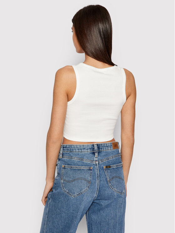 JJXX JJXX Marškinėliai Fallon 12200401 Balta Slim Fit