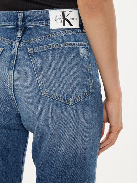 Calvin Klein Jeans Calvin Klein Jeans Traperice J20J223888 Plava Straight Fit
