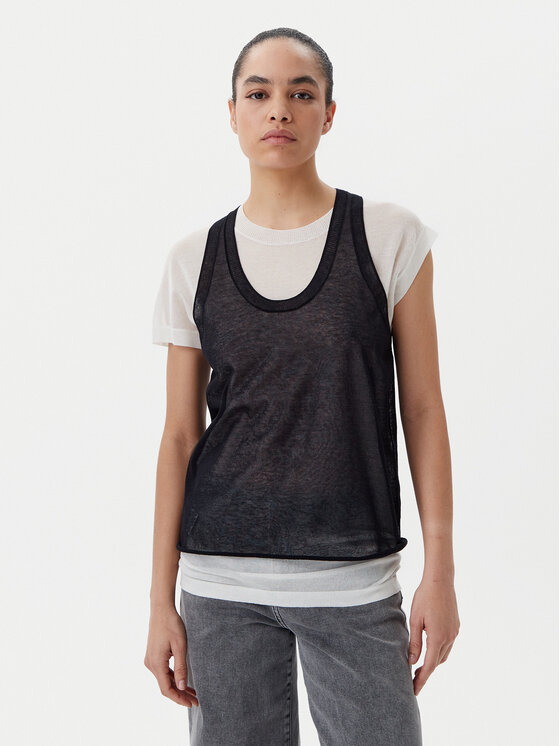 PINKO PINKO Blúz 105152 A2LS Fekete Regular Fit