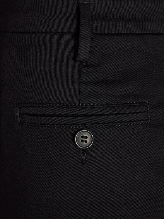 Sisley Sisley Чино панталони 4BYW55AH6 Черен Regular Fit