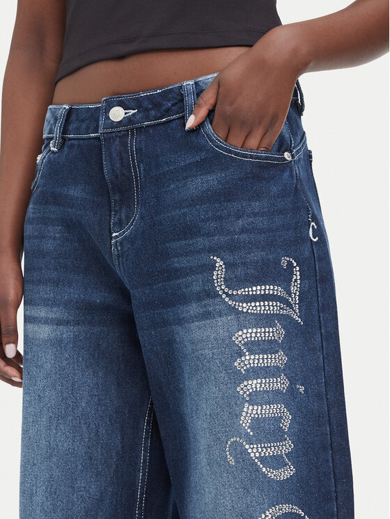 Juicy Couture Juicy Couture Džinsai JCDJE225952 Mėlyna Wide Leg