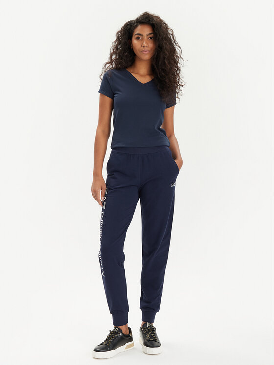 EA7 Emporio Armani EA7 Emporio Armani Melegítő alsó 8NTP85 TJTXZ 1554 Sötétkék Regular Fit