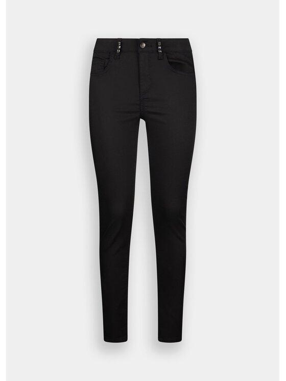 Liu Jo Liu Jo Pantaloni di tessuto MF5305TM14422222 Nero Slim Fit