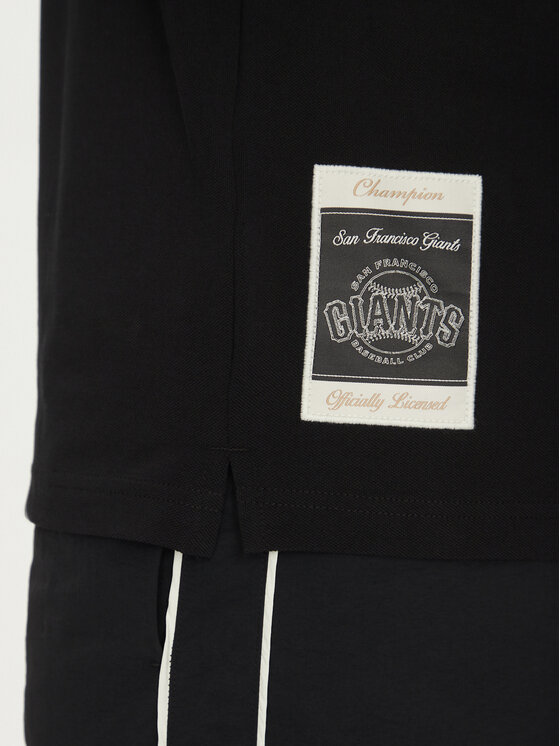 Champion Champion Polokošeľa 221044 Čierna Regular Fit