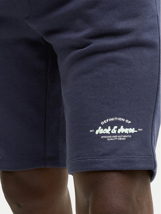 Jack & Jones Jack & Jones Športové kraťasy Gordon Brandon 12292136 Tmavomodrá Regular Fit