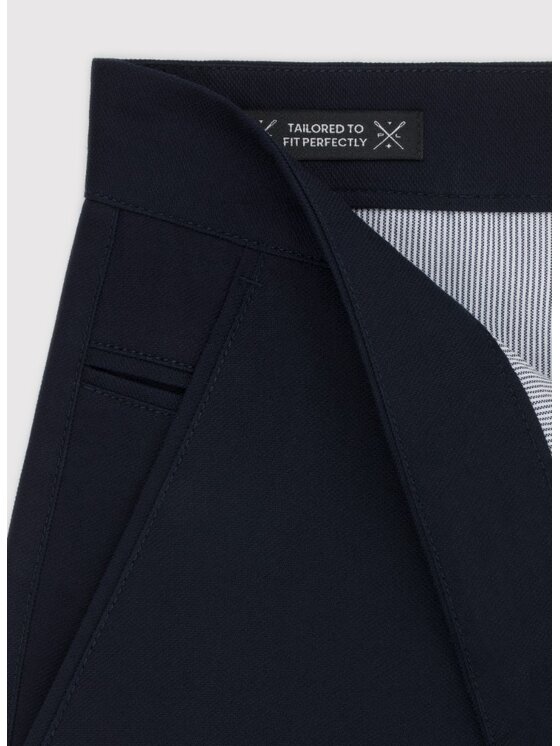 Pako Lorente Pako Lorente Spodnie materiałowe P25SF-WX-012 Granatowy Classic Fit