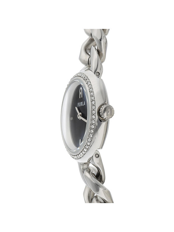 Furla Furla Hodinky Chain Round WW00019-K21000-GQ000-1-003-20-CN-W Strieborná