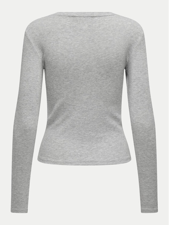ONLY ONLY Bluza Riley 15323159 Siva Slim Fit