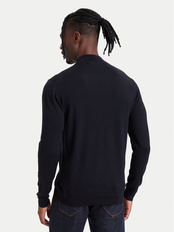 KARL LAGERFELD KARL LAGERFELD Golf 655002 564399 Granatowy Regular Fit