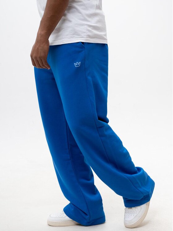 Jigga Wear Jigga Wear Spodnie dresowe Spodnie Luźne Crown XL Niebieski Baggy Fit