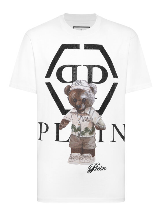 PHILIPP PLEIN PHILIPP PLEIN T-shirt 27065 Bianco Regular Fit