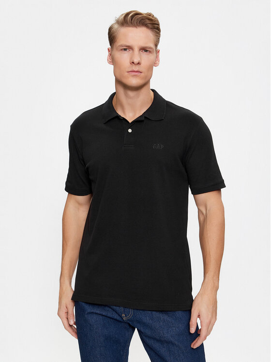 Gap Polo 586306-03 Melns Regular Fit