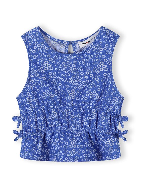 minoti minoti Komplet top i spodnie 30SET155 Niebieski Regular Fit