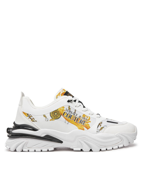 Versace Jeans Couture Sneakersy 77YA3SIB ZS891 Biela