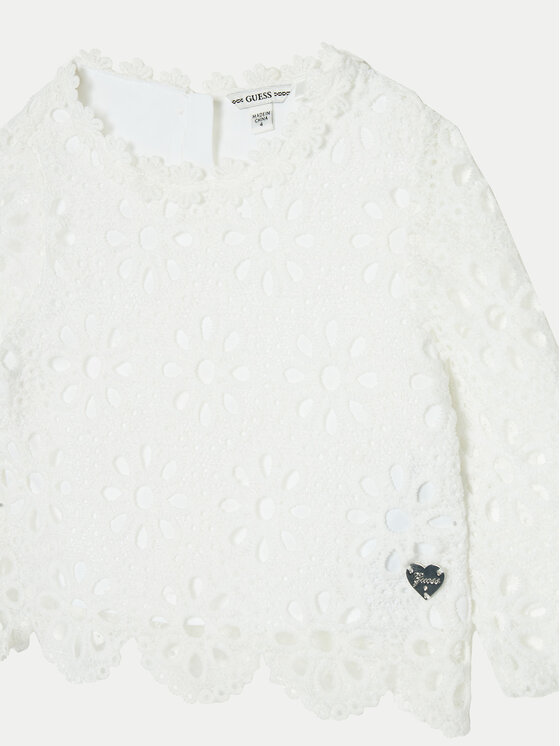 Guess Guess Блузка J5RH04 WGWR0 Білий Regular Fit