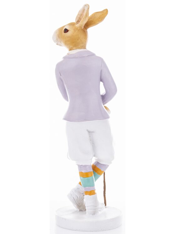 MIAhome MIAhome Figurka królik 31,5x10x10 cm ELEGANT - II Kolorowy