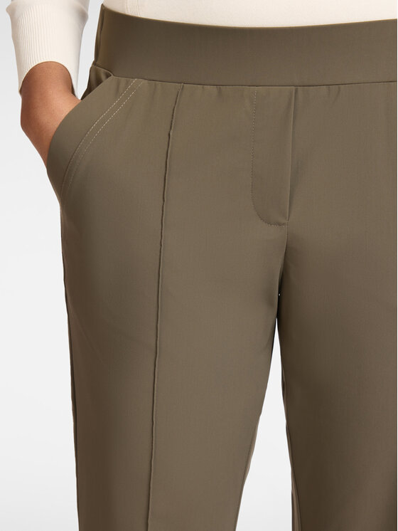Elena Mirò Elena Mirò Spodnie materiałowe P075Z000164N025 Zielony Regular Fit
