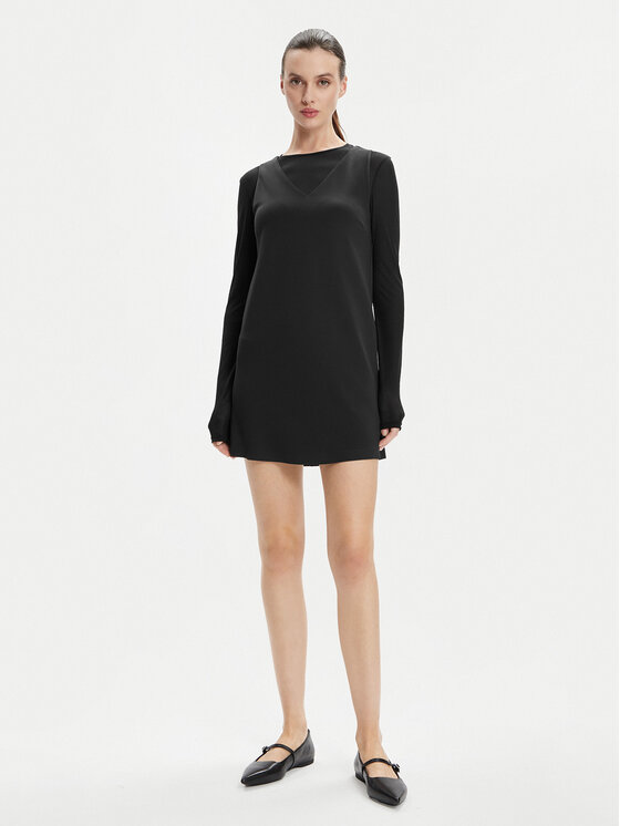 Max Mara Leisure Max Mara Leisure Σετ μπλουζάκι και φόρεμα Chopin 2416631017 Μαύρο Regular Fit