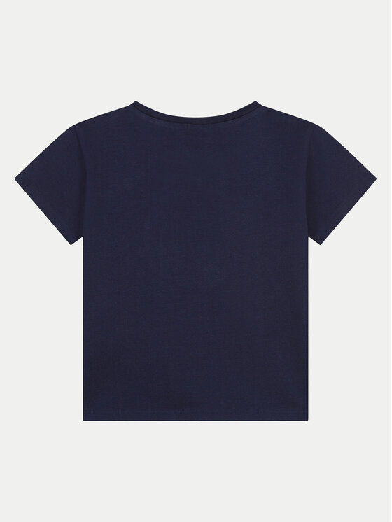 Billieblush Billieblush Marškinėliai U20647 Tamsiai mėlyna Regular Fit