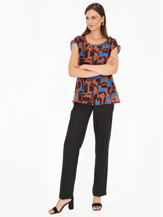 Potis & Verso Potis & Verso Bluzka Milana Kolorowy Regular Fit