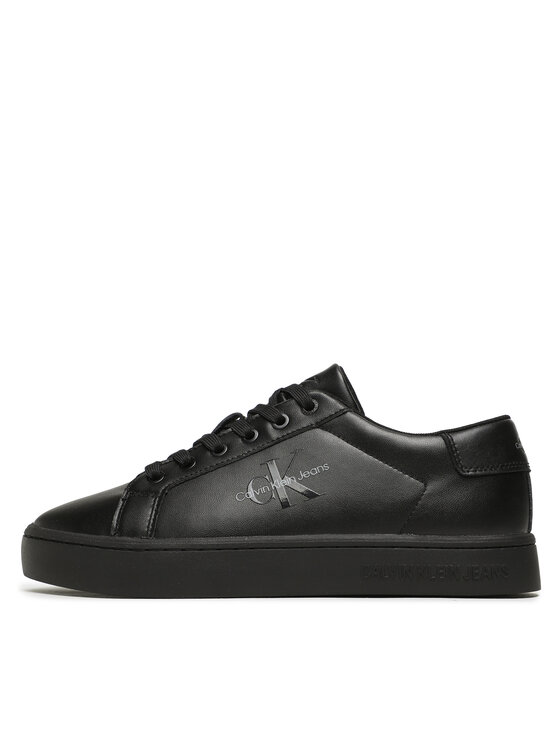 Calvin Klein Jeans Calvin Klein Jeans Laisvalaikio batai Classic Cupsole Laceup Low Lth YM0YM00491 Juoda