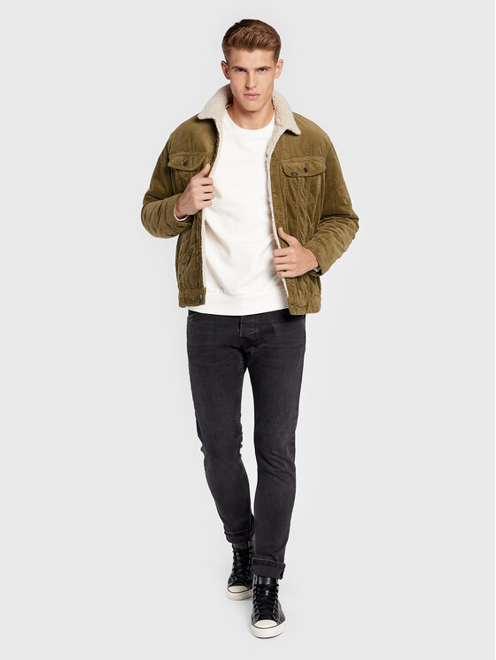 Lee Lee Kurtka przejściowa Sherpa L87AQEDH 112321555 Brązowy Regular Fit