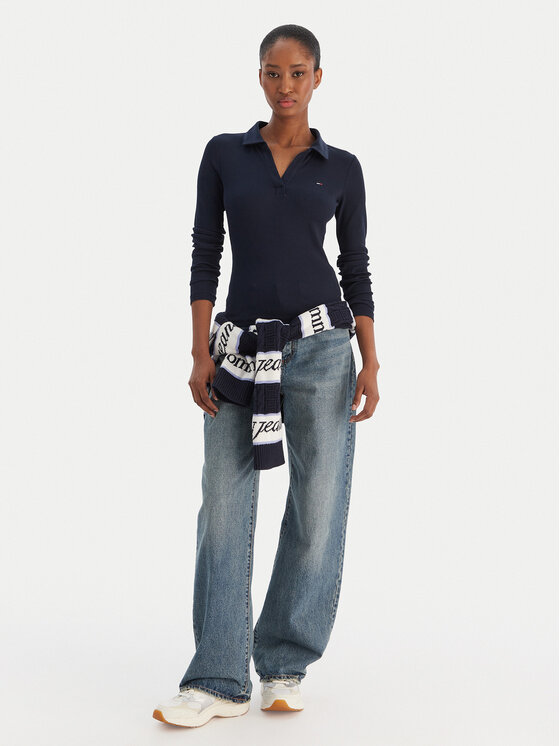 Tommy Jeans Tommy Jeans Palaidinė Essential DW0DW21933 Tamsiai mėlyna Slim Fit