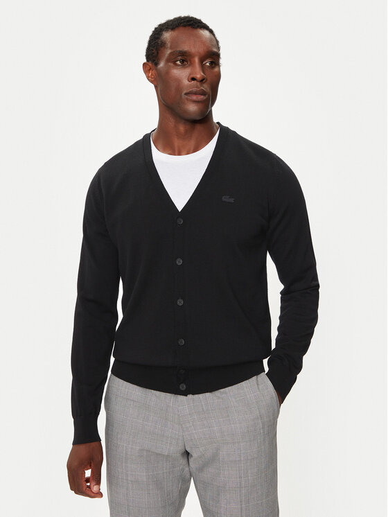 Lacoste Lacoste Kardigan AH5665 Crna Regular Fit