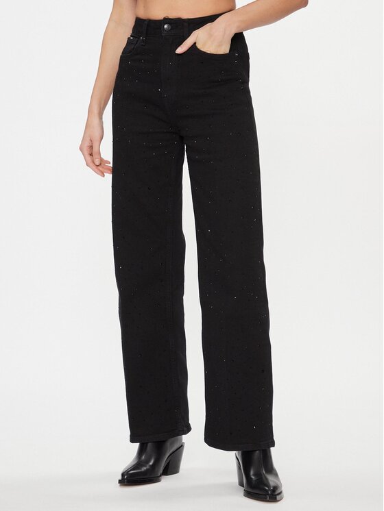Dámské Jeansy Pepe Jeans, Velikost:32/32, Barva: Černá, Sparkle PL204604
