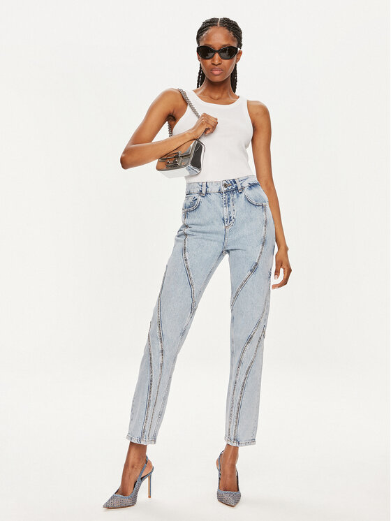 Liu Jo Liu Jo Jeans hlače UA4261 DS059 Modra Regular Fit