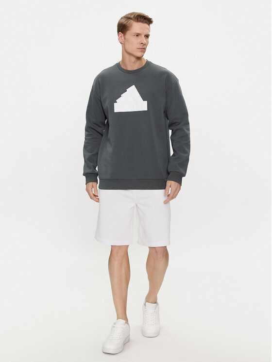 adidas adidas Суитшърт Future Icons Badge of Sport IR9163 Зелен Regular Fit