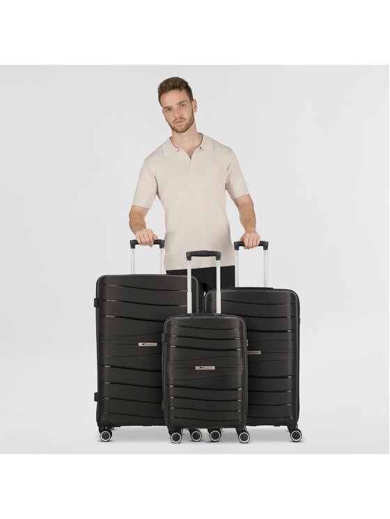 cocoono cocoono Komplet walizek 315312 Czarny