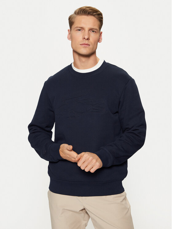 Lacoste Lacoste Світшот SH3595 Cиній Classic Fit