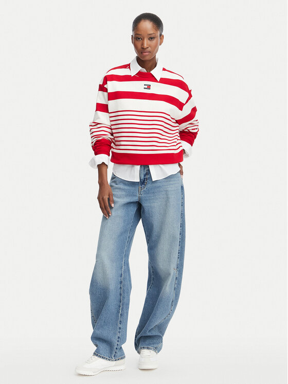 Tommy Jeans Tommy Jeans Μπλούζα DW0DW22824 Κόκκινο Regular Fit