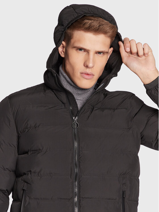 Geox Geox Bunda pro přechodné období Spherica M2629C T2961 F9000 Černá Regular Fit