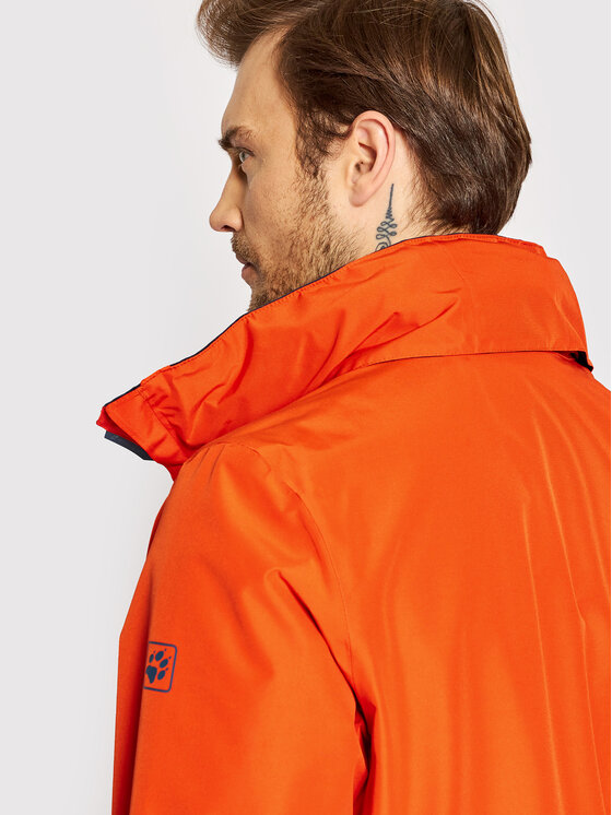 Jack Wolfskin Jack Wolfskin Hardshell jakna Stormy Point 1111141 Narančasta Regular Fit