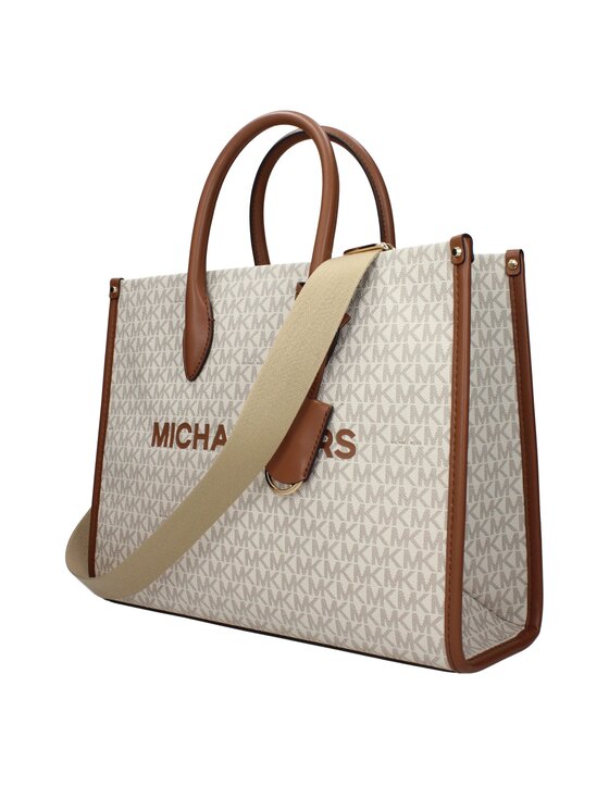 Michael Kors Michael Kors Torebka Beige Fabric Hand Beżowy